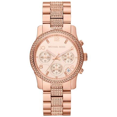 rose gold michael kors watch women|Michael Kors 251408.